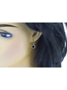 Vintage style  Ζαφείρι Κίτρινος χρυσός 14 καρατίων vec019y